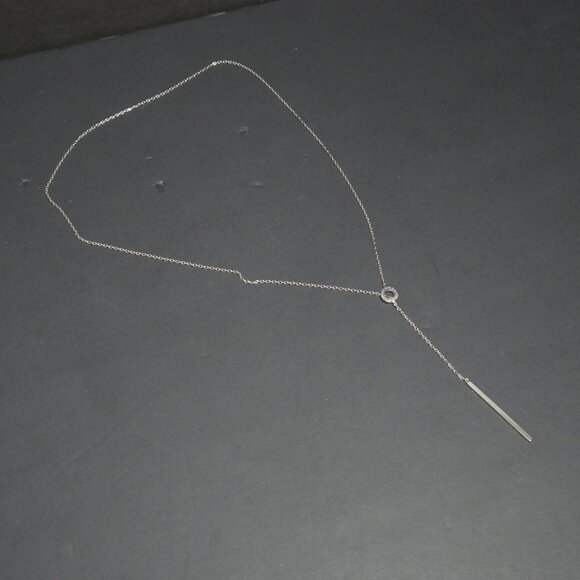 Michael Kors Necklace Loop and Baguette Crystal - Picture 6 of 9